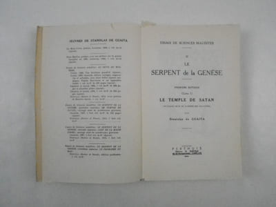 Essais de Sciences Maudites II : Le Serpent de la Genèse - Première septaine (Livre I) : Le Temple de Satan.