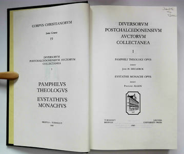 Diversorum capitum seu difficultatum solutio; Epistula de duabus naturis. (Corpus Christianorum. Séries Graeca 19 - CCSG 19).