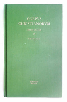 Versiones orientales, repertorium Ibericum et studia ad editiones curandas. (Corpus Christianorum. Séries Graeca 20 - CCSG 20 (CN 1)).. GREGORIUS ...