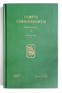 Opera: versio Arabica antiqua. I: Oratio XXI (arab. 20). (Corpus Christianorum. Séries Graeca 34 - CCSG 34 (CN 4)).
