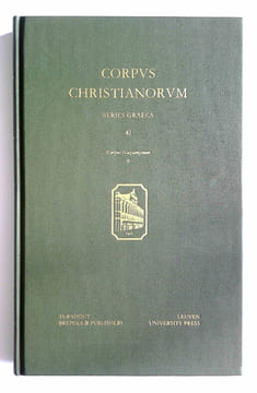 Opera: versio Iberica. II: Orationes XV, XXIV, XIX. (Corpus Christianorum. Séries Graeca 42 - CCSG 42 (CN 9)).. GREGORII NAZIANZENI (Gregorius ...