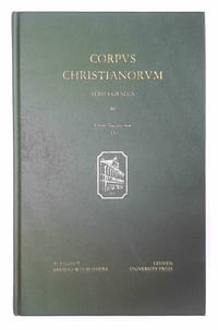 In Gregorii Nazianzeni orationem XXXVIII commentarii (Corpus Christianorum. Series Graeca 46 - CCSG 46 (CN 13)).