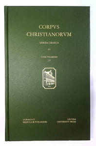 Opera: versio Syriaca IV: Orationes XXVIII, XXIX, XXX, XXXI (Corpus Christianorum Series Graeca 65 - CCSG 65 (CN 23)).