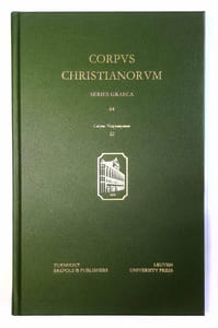 Opera: versio Graeca I: Orationes X et XII (Corpus Christianorum Series Graeca 64 - CCSG 64 (CN 22)).