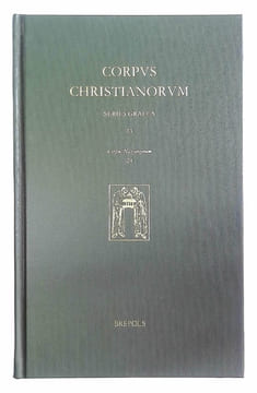 Studia Nazianzenica II (Corpus Christianorum Series Graeca 73 - CCSG 73 (CN 24)).. GREGORII NAZIANZENI (Gregorius Nazianzenus), Andrea Schmidt (ed.),