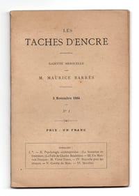 Les taches d'encre. Gazette mensuelle N° 1.
