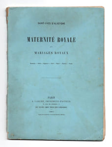 Maternité Royale et mariages royaux. Danemark - Suède - Angleterre - Grèce - Russie - Hanovre - France.