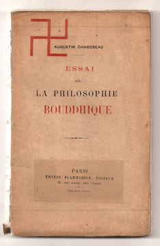 Essai sur la philosophie bouddhique.. CHABOSEAU Augustin,