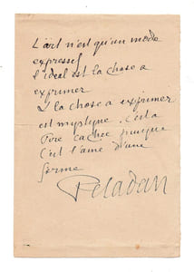 La décadence esthétique (Hiérophanie) XX. Le salon de Joséphin Peladan (dixième Année). Avec instauration de la Rose-Croix Esthétique.