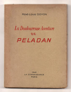 La douloureuse aventure de Peladan.