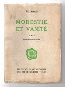 Modestie et vanité.