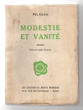 Modestie et vanité.. PELADAN Joséphin,