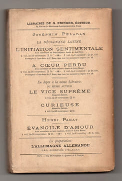 La décadence Latine (éthopée). Istar (tome 2 seul).. PELADAN Joséphin,