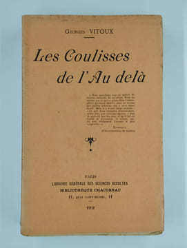 Les coulisses de l'au-delà.. VITOUX Georges,