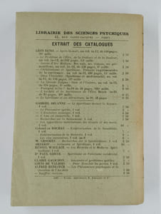 Le monde invisible et la guerre.