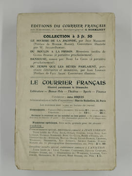 Du temps que les bêtes parlaient. Portrait littéraires et mondains.. LORRAIN Jean,