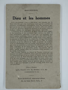 Pour combattre l'envoutement.