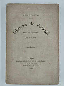 Oiseaux de Passage. Rimes fantastiques. Rimes d'ébène.