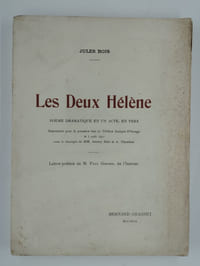 Les deux Hélène. Poème dramatique en un acte, en vers.