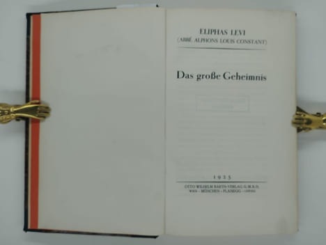 Das große geheimnis. ELIPHAS LEVI (Alphone-Louis CONSTANT),