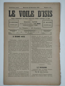 Le voile d'Isis n°141. Quatrième année. Mercredi 20 décembre 1893.