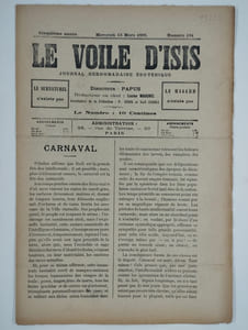 Le voile d'Isis n°194. Cinquième année. Mercredi 13 mars 1895.