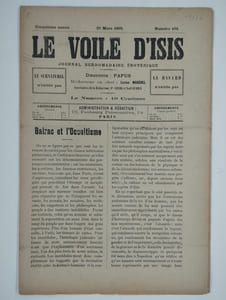 Le voile d'Isis n°196. Cinquième année. Mercredi 27 mars 1895.
