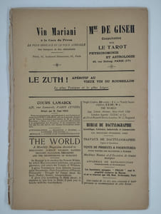 Le voile d'Isis nouvelle série n°16. Onzième année. Février 1907.