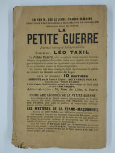 Liste des Francs-Macons, sénateurs, députés, hommes politiques, fonctionnaires, agents de l'administration, et autres personnages officiels.