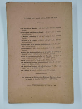 La fin du monde après les dix papes futurs. De ignis ardens a Petrus secundus.. DE LA TOUR DE NOE Abbé,