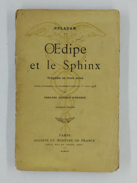 dipe et le Sphinx. Tragédie en trois actes.. PELADAN Joséphin (Sâr Merodack),