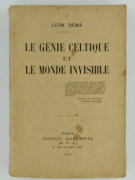Le génie celtique et le monde invisible.. DENIS Léon,