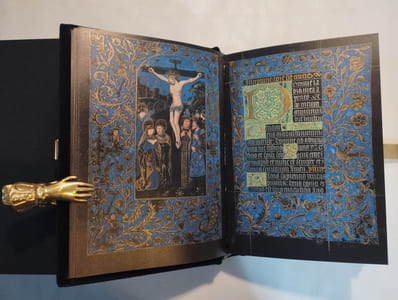 Les heures noires: M.493 à la Pierpont Morgan Library, New York. (Facsimile - 2 VOLUMES - Commentaires en français).