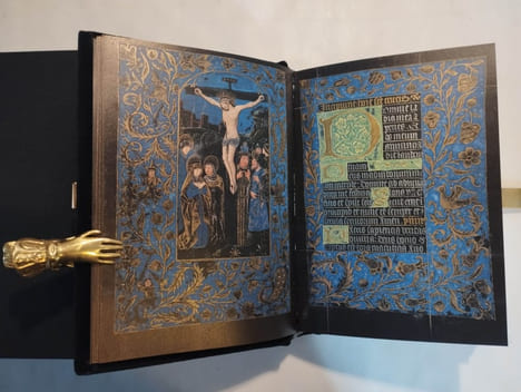 Les heures noires: M.493 à la Pierpont Morgan Library, New York. (Facsimile - 2 VOLUMES - Commentaires en français).. ANONYME,