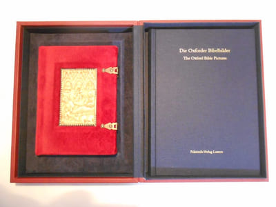 Die Oxforder Bibelbilder, The Oxford Bilbe Pictures: Ms. W. 106, Walter Art Museum, Baltimore et 7 folios du Musée Marmottan, Paris. (Facsimile - 2 VOLUMES).
