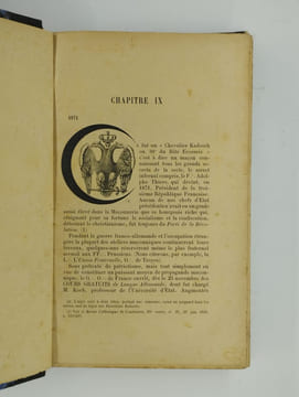 La femme et l'enfant dans la franc-maçonnerie universelle. 1 tome en 2 vol.. LA RIVE Abel Clarin de,