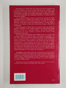 Papus biographie. La belle époque de l'occultisme.