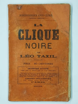 La clique noire.. TAXIL Léo,