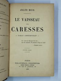 Le vaisseau des caresses. Roman contemporain.