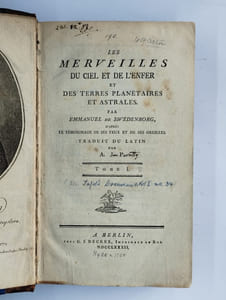 Les merveilles du ciel et de l'enfer et des terres planétaires et astrales. 2 TOMES en 1 Vol.