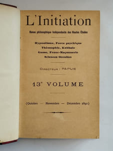 L'initiation. 1892. N° 4 à 6 (jan. - mars).