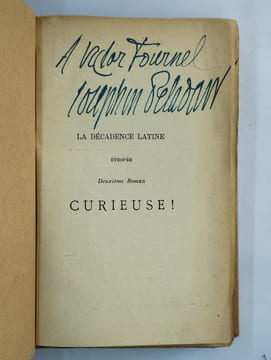 La décadence latine. Ethpée II. Curieuse !. PELADAN Joséphin (Sar),