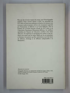 Les échanges entre les universités européennes à la Renaissance : colloque international organisé par la Société Française d'Etude du XVIe siècle et l'Association Renaissance-Humanisme-Réforme, Valence, 15-18 mai 2002.
