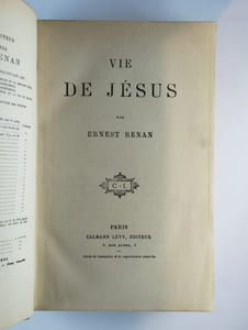 Histoire des origines du christianisme livre premier. Vie de Jésus.