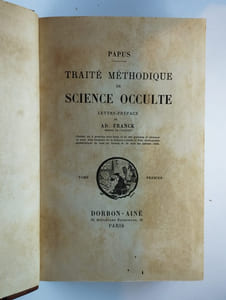 Traité méthodique de Science Occulte. (2 vol. COMPLET).