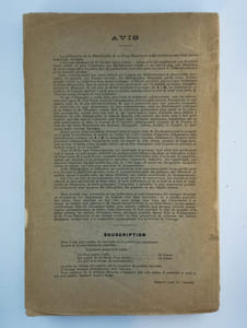 Bibliographie de la Franc-Maçonnerie et des Sociétés secrètes. Imprimés et manuscrits (langue française et latine). 2 vol. 1er fasicule: A - Cérémonie. [2e fasicule: Cérémonie - Compte rendu].