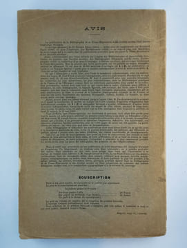 Bibliographie de la Franc-Maçonnerie et des Sociétés secrètes. Imprimés et manuscrits (langue française et latine). 2 vol. 1er fasicule: A - ...
