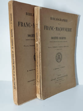 Bibliographie de la Franc-Maçonnerie et des Sociétés secrètes. Imprimés et manuscrits (langue française et latine). 2 vol. 1er fasicule: A - ...
