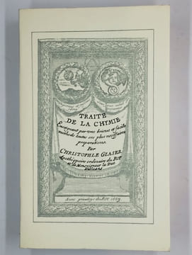 Traité de la chymie enseignant par une briève et facile méthode toutes ses plus nécessaires préparations.. GLASER Christophle,