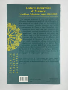 Lectures médiévales de Macrobe. Les Glosae Colonienses super Macrobium.
